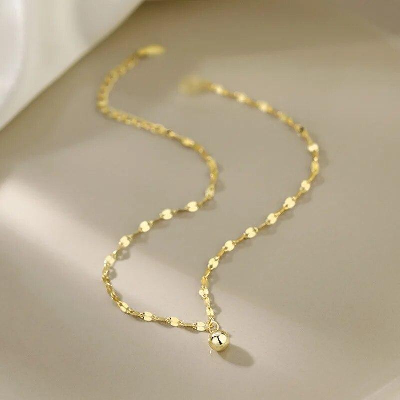 Minimal Beads Anklets For Women Simple Vintage Beach Cuban Feet Chain Ankle Bracelet On Leg Summer Foot Female Jewelry