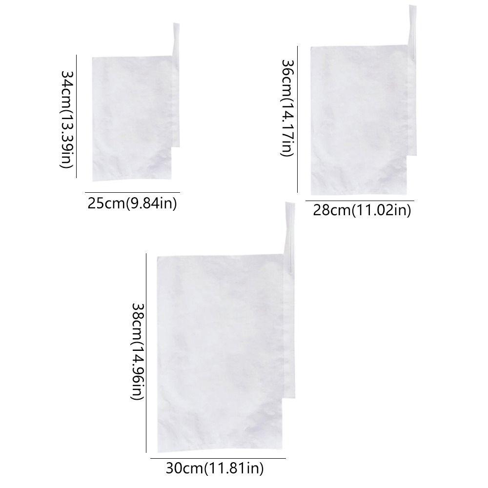 100pcs Semi Transparent Grape Protection Bags Waterproof Against Insect Pouch Garden Tool