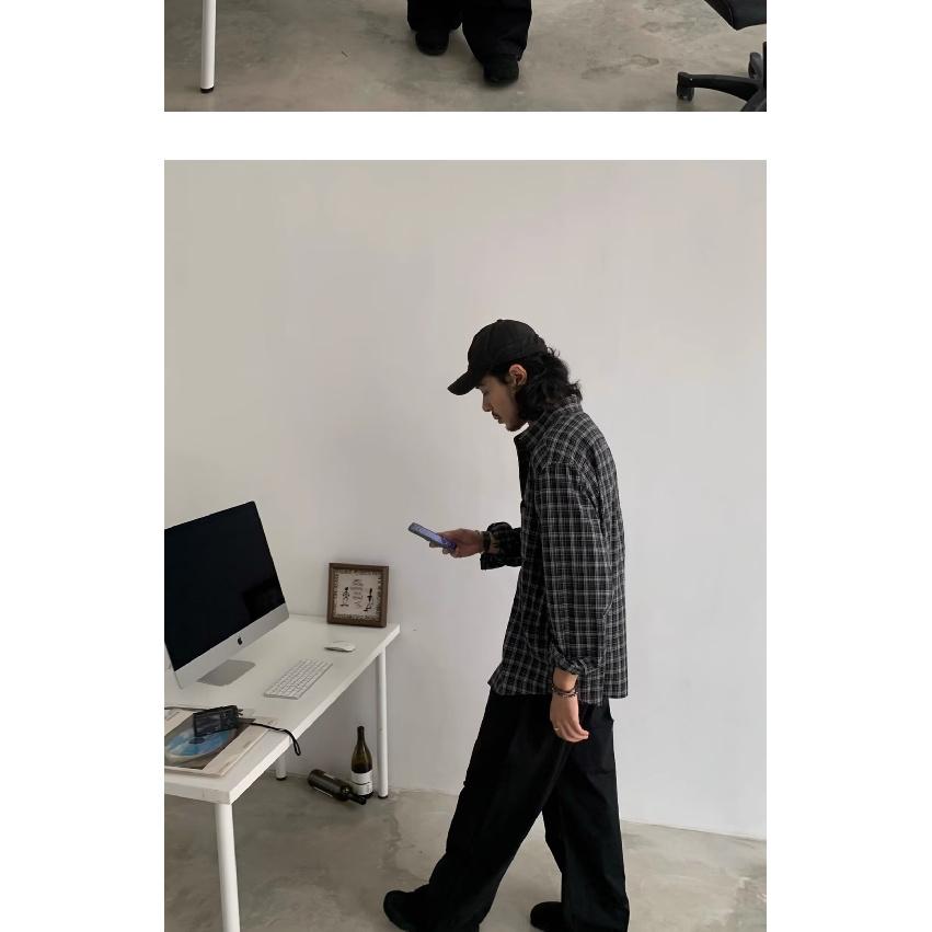 Рубашка с длинным рукавом с буквенным принтом 2024 года в японском стиле в стиле Гонконга, свободная рубашка для мальчиков, летнее модное универсальное повседневное пальто