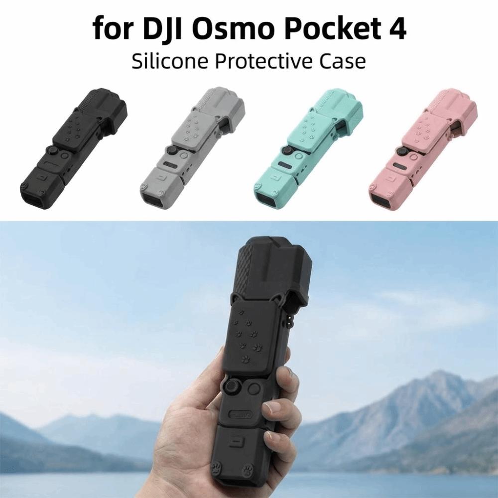 Silicone Material Lens Protector Anti-scratch Silicone Sleeve for DJI Osmo Pocket 4 Pocket Camera