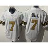 NFL New Orleans Saints Jersey Mens Short Sleeve Football Shirt Embroidered Number 7 Or 41 Black/White