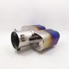 Compatible Tailpipe for X-Trail/Koleos: Square Dual Outlet Stainless Steel Exhaust