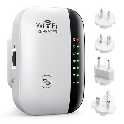 Ретранслятор сигнала Wi-Fi, усилитель диапазона, усилитель сети Интернет, США, ЕС, Великобритания, Австралия, вилка