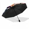 1PC Leopard Floral Print Automatic Open/close, All-Season Portable Folding Umbrella for Women & Men yy250919194