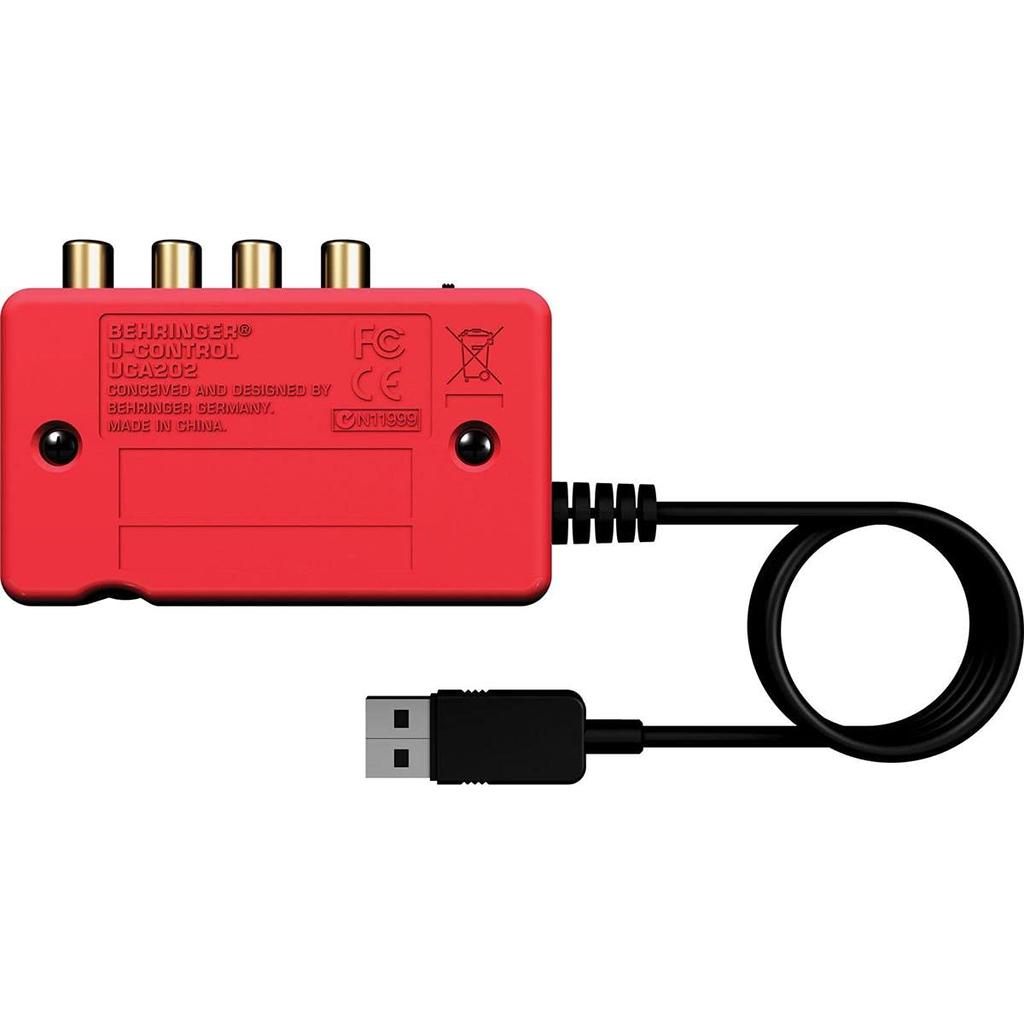 Behringer 2 входа 2 выхода USB аудио интерфейс с цифровым выходом UCA222 Красный U-CONTROL