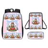Мультяшный Рождественский Рюкзак Сумка через Плечо Пенал Набор из Трех Предметов
