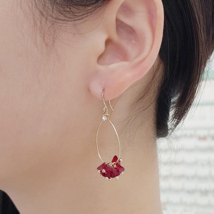 Volare Savezone03 Volare 14K Red Berry Drop Earrings Aggf311Ag (19566696)