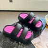 Ins Hot  Platform 7 Cm Thick Slippers Women's Summer Two Band Sandal EVA Clogs Woman Fashion High Slides Girls Chunky Slippers