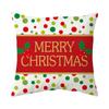 Милый мультяшный снеговик Санта-Клаус с принтом, чехол для подушки, украшение для дома, гостиной, дивана, квадратная подушка, наволочка