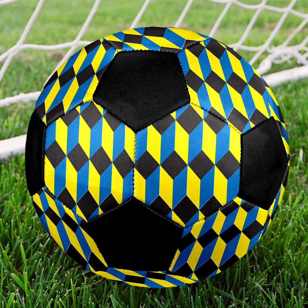 1pc Geometric Outdoor Sports Football, Size 5, Comfortable And Durable Feel,Gift yy99