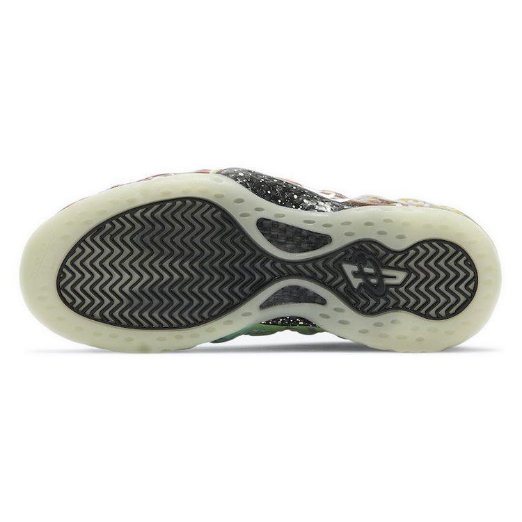 Nike Кроссовки Foamposite One Beijing Амортизация Нескользящие Устойчивые к истиранию Средняя высота Баскетбольные Унисекс CW6769-930