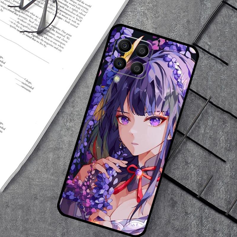 Чехол Genshin Impact Райдэн Сигун Баал для Samsung Galaxy M54 M32 M52 M15 M11 M12 M13 M14 M06 M16 M36 M56 M31 M53 M35 M55 M34