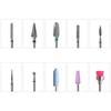 10 шт. / Коробка Набор сверл для ногтей Керамика Вольфрамовый карбидный сплав Электрический набор полировальных инструментов Маникюрный станок Инструменты для ногтей