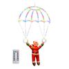 Christmas Parachute Light with Santa Claus Waterproof 8 Modes LED Christmas Hanging Light for Indoor Outdoor Window Wall Garden Xmas Tree Decor