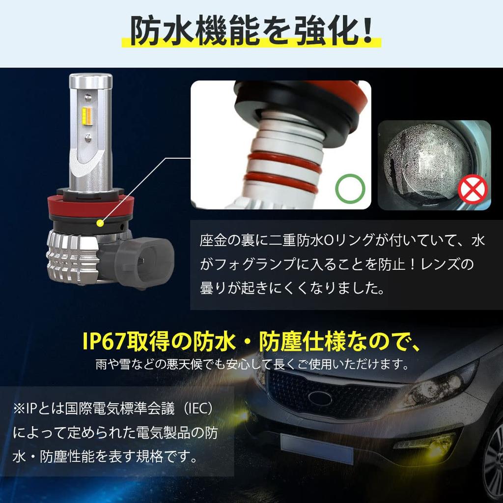 [Супер Взрывная Модель] Perrace H8 LED Противотуманный 2-цветный Переключаемый H11