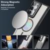 Magnetic Shockproof Phone Case for Samsung Galaxy S26 S25 Ultra S24 Plus S23 FE Invisible Bracket Acrylic Lens Protection Cover