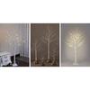 Arbre de décoration - LED Multicolore - 180 cm - Blanc - Polypropylène - Intérieur