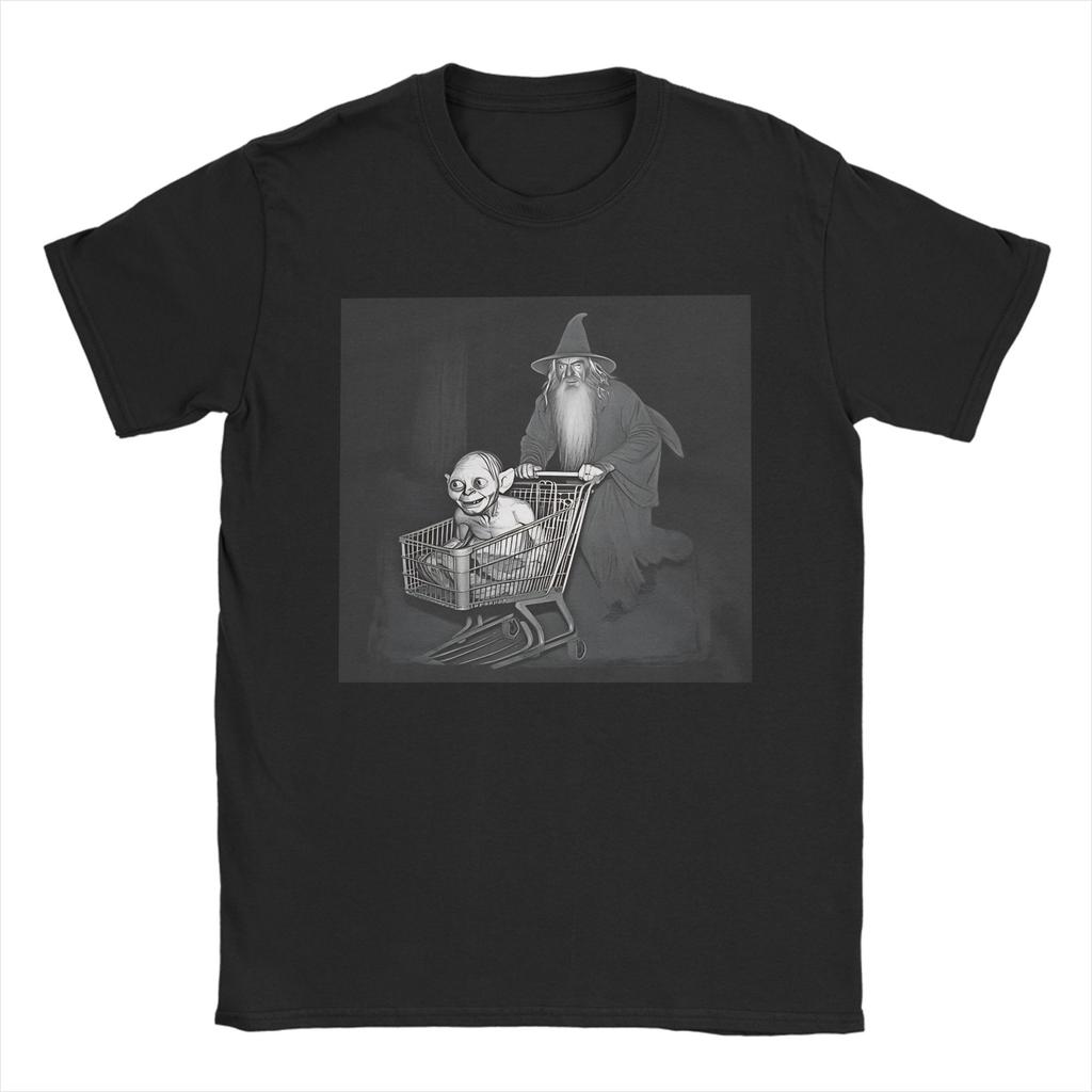 TShirts for Unisex LLords Of The RRings Meme Funny Cotton Tee Shirt Round Neck Short Sleeve T Shirt New Arrival Tops