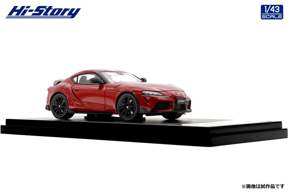Diecast Model Car INTERALLIED Toyota GR Supra RZ 2025 Red 1/43 Scale