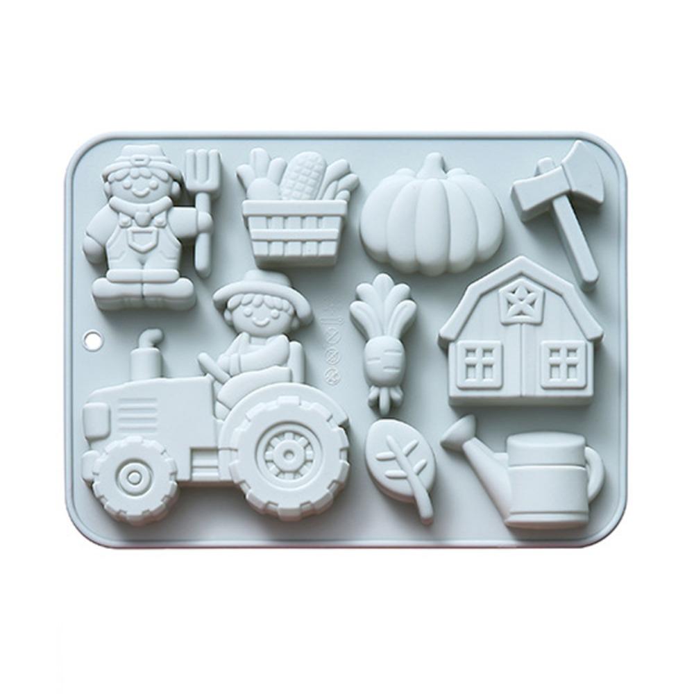 Farm Theme Mousse Cake Mold Reusable Baking Mould New Chocolate Dessert Mold DIY Baking