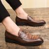 Men Casual Shoes Autumn Leather Loafers Office Dress Shoes For Men Driving Moccasins Comfortable Slip On Party Fashion Shoes Man