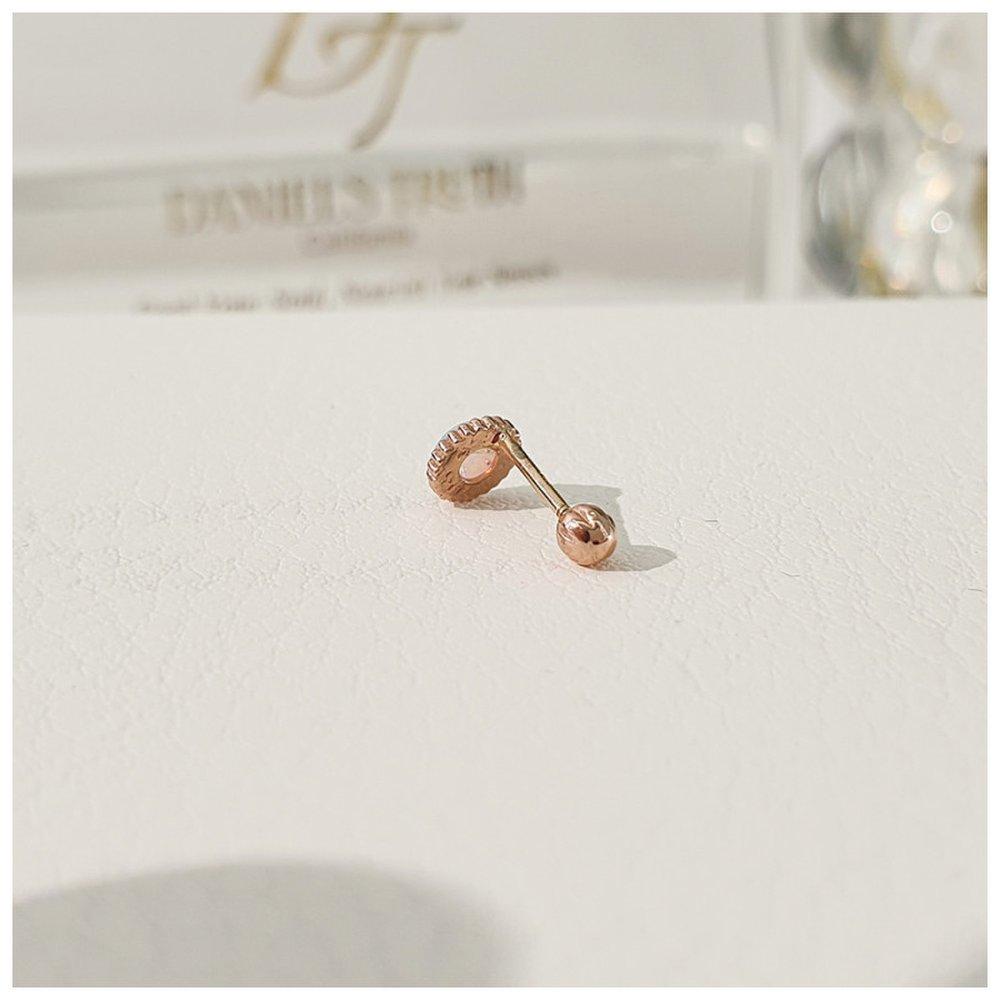 14K Ki0109Pi Opal Piercing