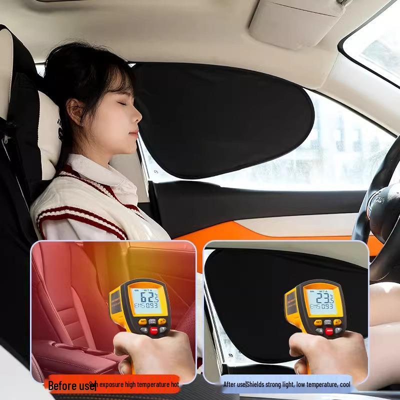 Front Windshield Sunshade: Heat Insulation & Privacy Curtain for Cars