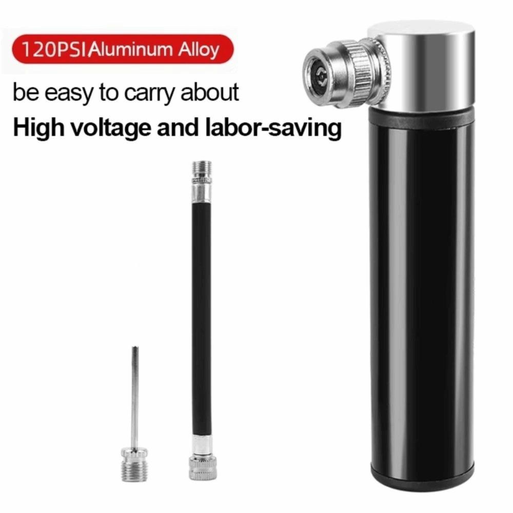 Lightweight Mini Bike Pump Aluminum Zinc Zinc Alloy Bike Air Pump Tire Inflator Bicycle Pump Football