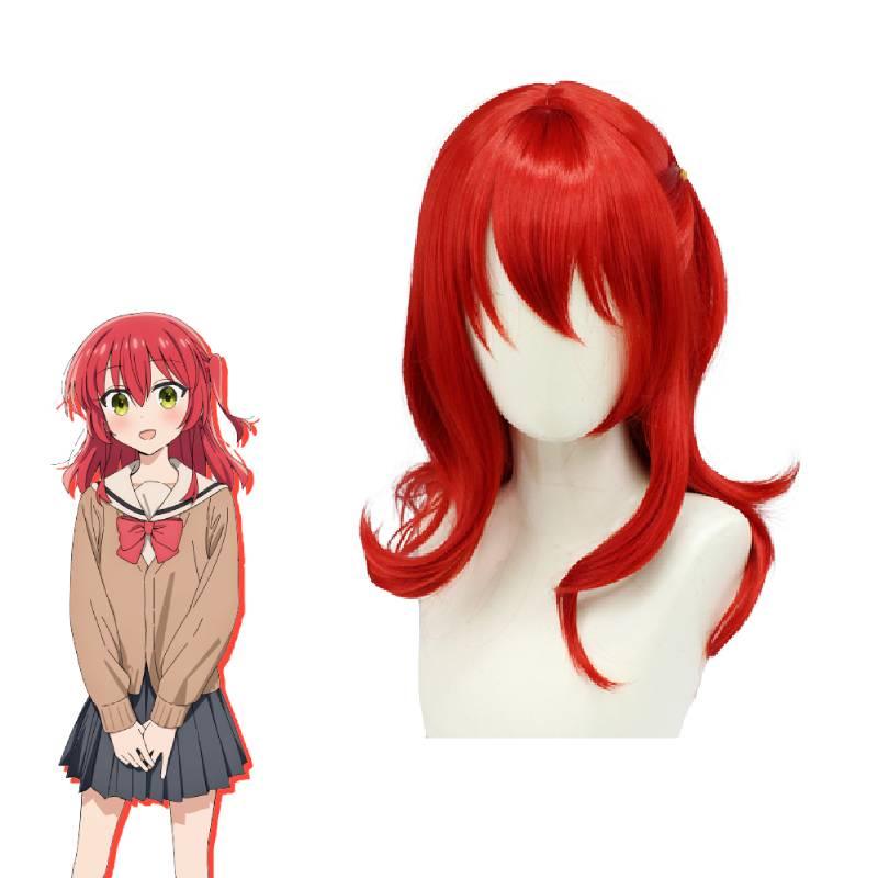 Bocchi The Rock! Kita Ikuyo Red Cosplay Wig For Any Skin Tone