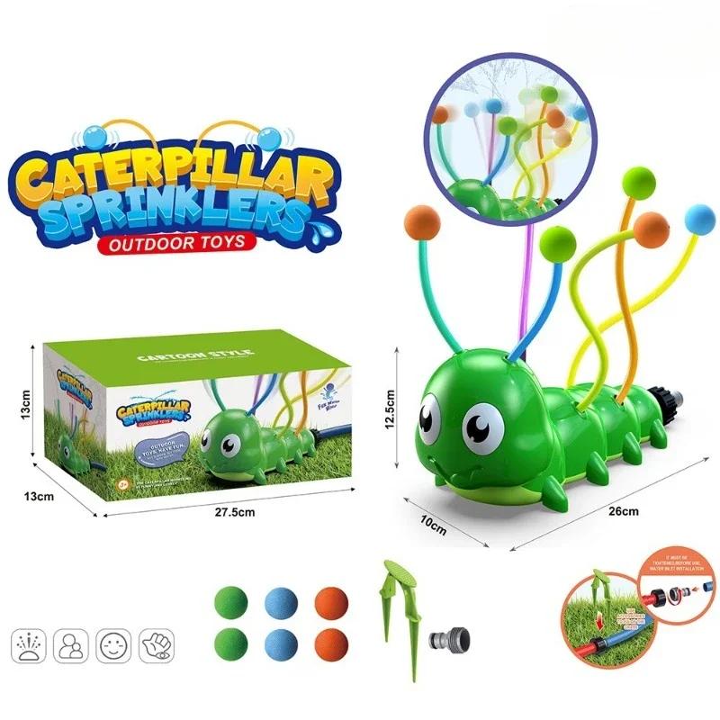 Children Water Pipe Squirt Toys Cartoon Cute Cactus Outdoors Lawn Garden Water Sprinkler Bathroom Interesting Water Play Toys