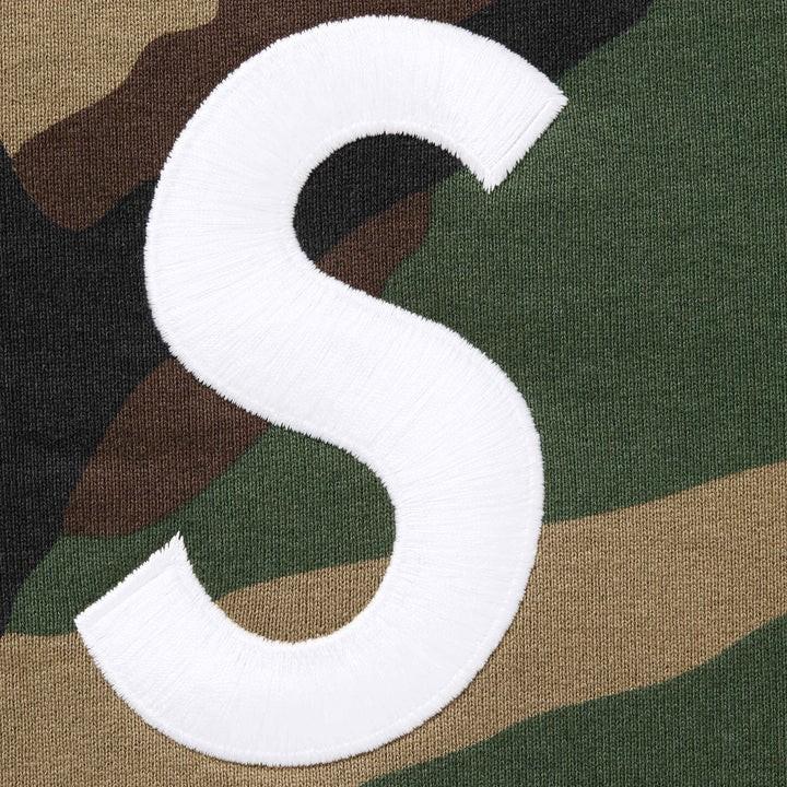 Supreme Толстовка с капюшоном на молнии с логотипом S (25FW) Лесной камуфляж