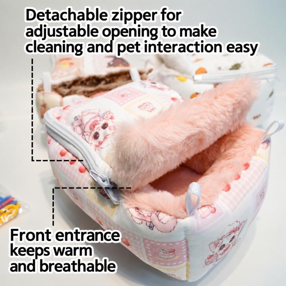 Warm Bird Sleeping Bag Detachable Bird House Cute Pet Hammock Outing