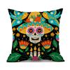 2023 New Halloween Throw Pillow Cover with Terror Theme Party Decoration Print Skull Head Throw Pillow Cover
