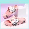 Милые мультяшные тапочки для девочек на лето, мягкие, из ЭВА, противоскользящие, удобные для детей