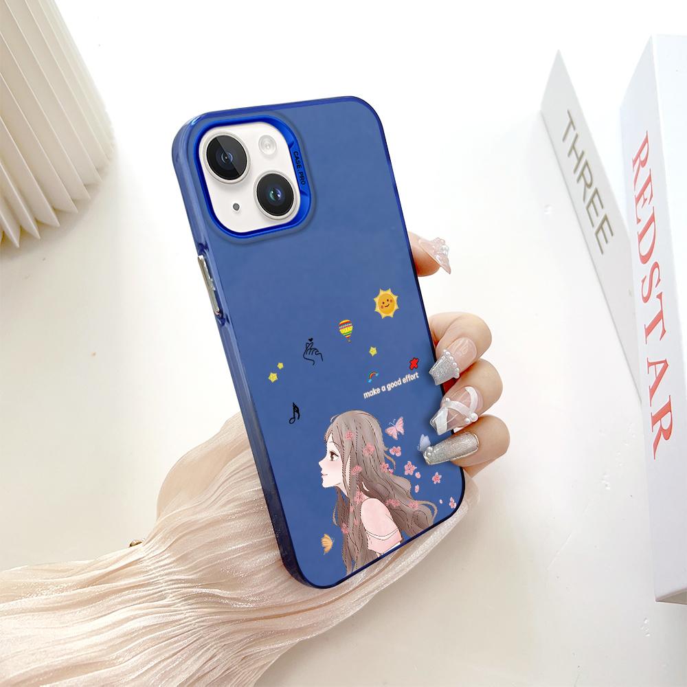 Модный красочный серебристый двусторонний чехол для телефона, мягкий край, жесткий чехол, полная защита, противоударный чехол для телефона для Samsung A16 A55 Xiaomi Redmi 14C Poco C75