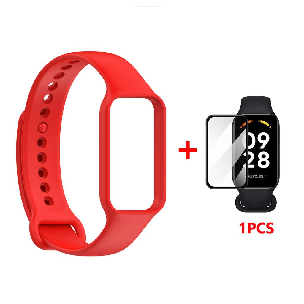 Replacement Strap For Redmi Smart Band 2 Silicone Watchbands Strap For Xiaomi Smart Band 8 Active Strap Bracelet