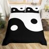 3D Print Yin Yang Duvet Cover King Queen Boho Trippy Psychedelic Art Comforter Cover Gossip Spark Bedding Set