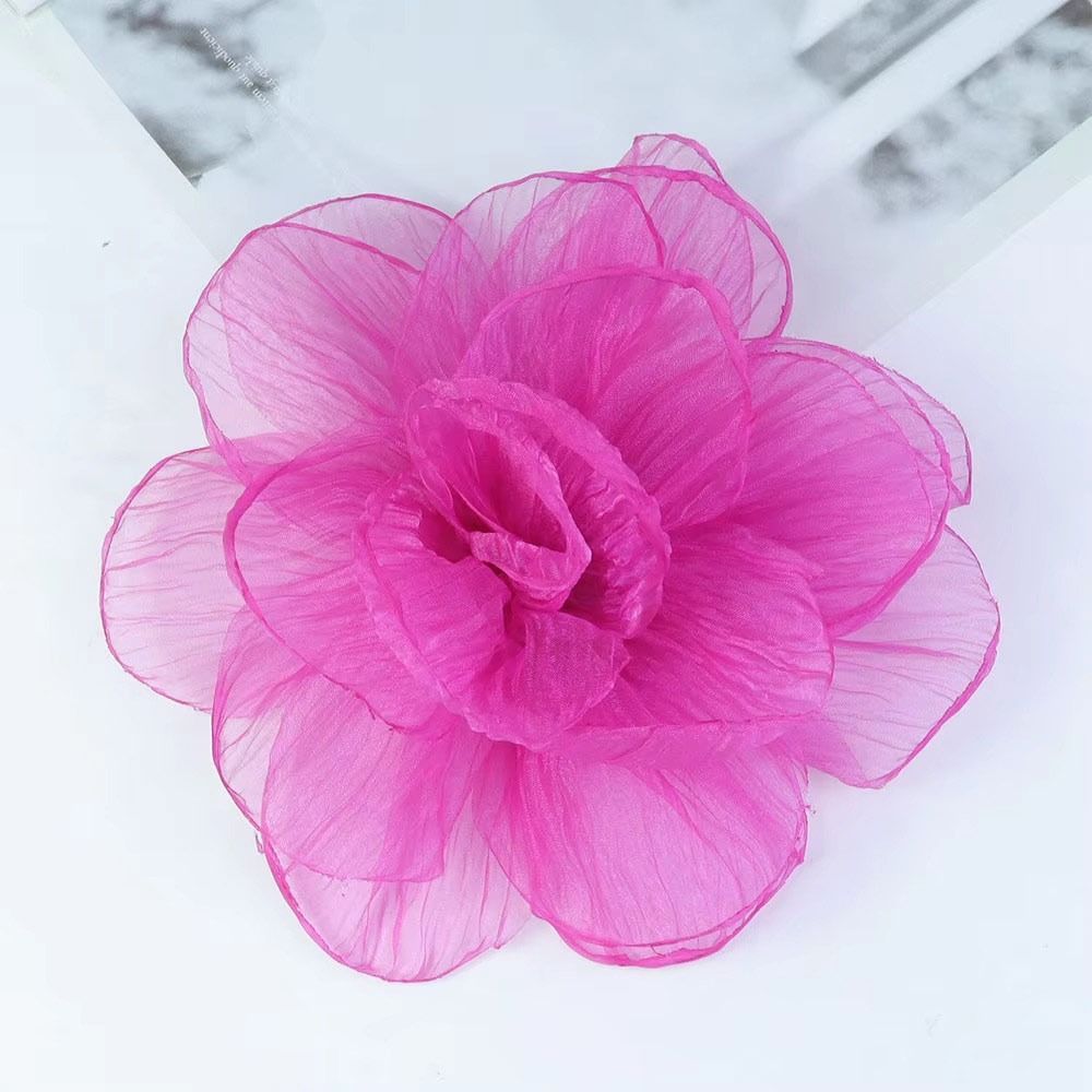 20cm Flower Brooch Handmade Dress Pin Fashion Flower Corsage Women