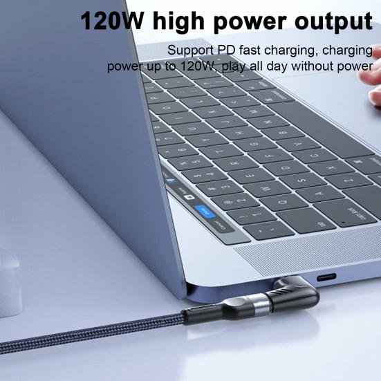 Type-C Magnetic Adapter 6A PD120W Alloy Quick Charge Aluminum To USB C Converter Type-C Computer Accessories