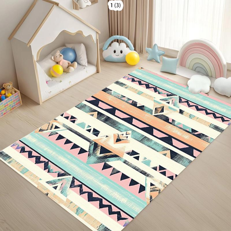 Nordic Style Geometric Carpet for Living Room Minimalism Decoration Bedroom Large Rugs Office Area Non-slip Floor Mat  Rug