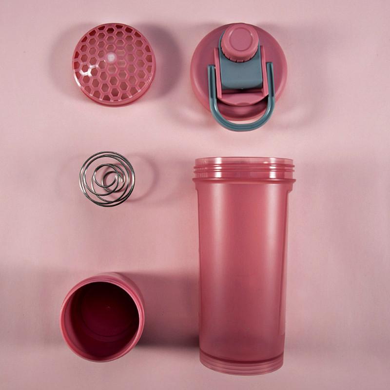 Бутылка для питья 500 мл Порошок сывороточного протеина Шарик-венчик для воды Активная бутылка для воды Герметичная бутылка для питания