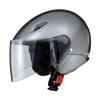 LEAD SERIO Motorcycle Size LL Semi-Jet RE-351 Helmet, Gunmetal, (Under 61-62cm)