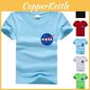 Футболка премиум-качества NASA Космонавт для мальчиков и девочек Детская с круглым вырезом и коротким рукавом