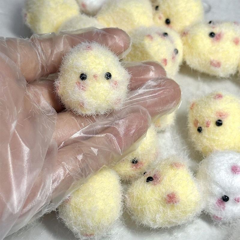2 шт. миниатюрные игрушки для снятия стресса с медленного отскока, липкие мягкие игрушки для снятия стресса с цыплят