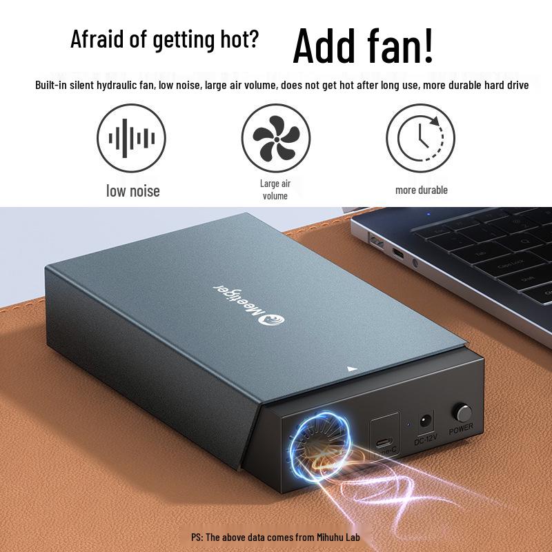 Высокоскоростной внешний корпус для жесткого диска 3,5" SAS/SATA на USB-C