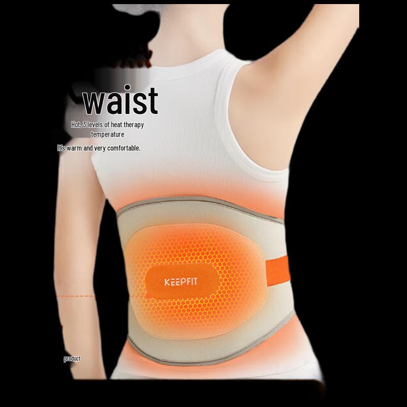 Keepfit KPF-W14 Вибрирующий массажер для поясницы с подогревом, штекер CN (адаптер в комплекте)