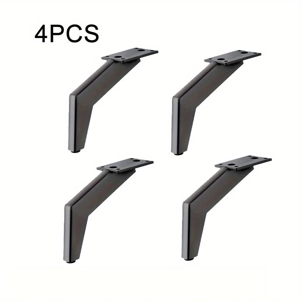 Черные металлические ножки аксессуары для мебели ножки ножки дивана части мебели ножки шкафа Мебель Железная Стальная Подставка под ТВ Ножки для дивана