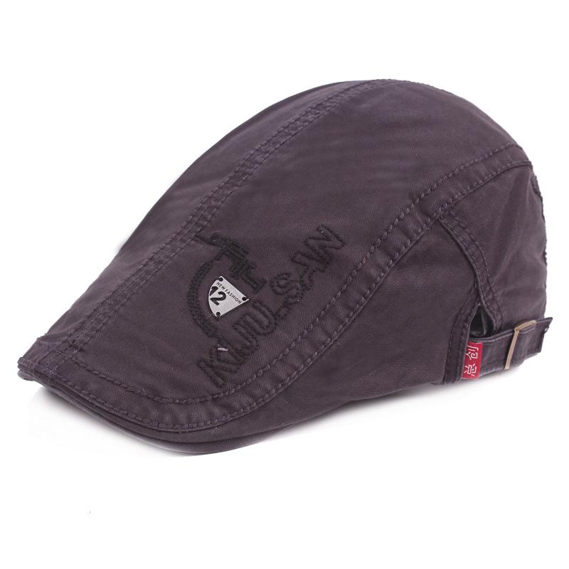 Cotton Forward Cap Men's Beret Casual Sun Hat  Duck Tongue Cap Female Cap