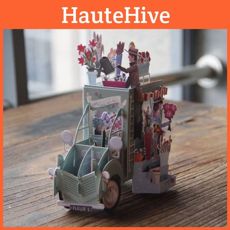 Premium Foldable 3d Greeting Card With Gold Embossing For Birthdays Christmas