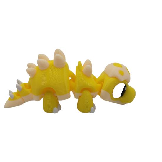 Yousheng 3D Printed Dinosaur Figurine Movable Joints Dino Fidget Toy Articulated Dinosaur Model Home Office Desktop Decoration Ornament